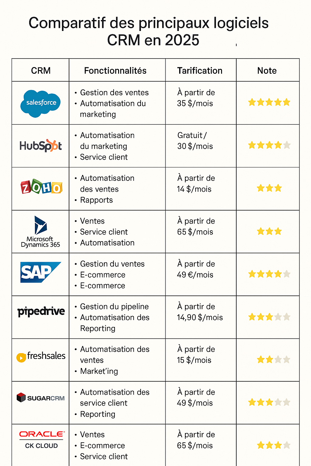 découvrez notre guide complet sur le crm pour optimiser vos relations client. apprenez à améliorer votre communication, à fidéliser vos clients et à augmenter votre chiffre d'affaires grâce à des stratégies efficaces et des outils adaptés.